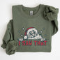 I Saw That, Christmas, Santa, Funny, Winter, Presents Sweatshirt
