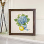 Hydrangea and Lemon Vase - Framed Sign | Home Decor | Kitchen + Metal