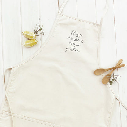 Bless this Table - Women's Apron | Aprons | Kitchen + Metal