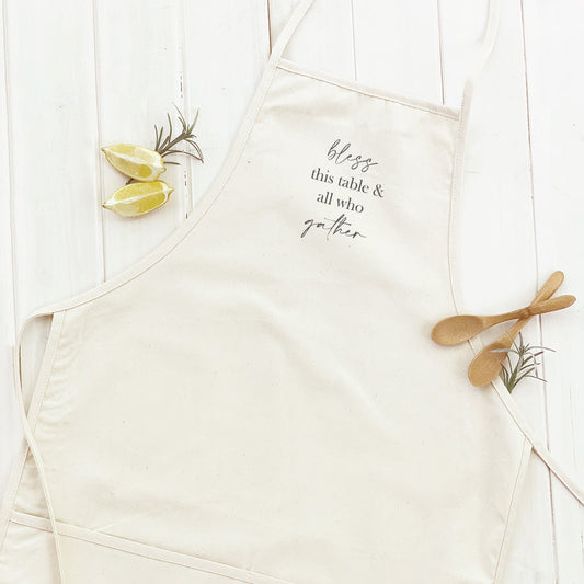 Bless this Table - Women's Apron | Aprons | Kitchen + Metal