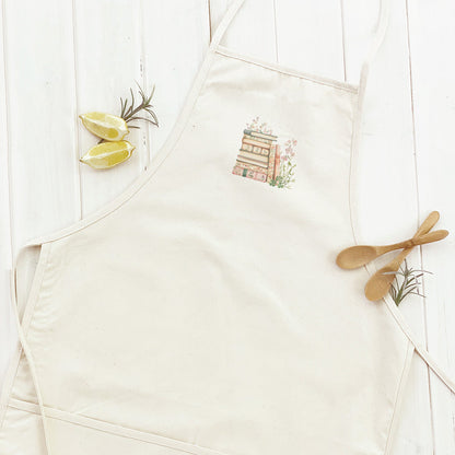 Spring Book Stack - Women's Apron | Aprons | Kitchen + Metal