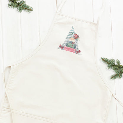 Gnome with Presents - Women's Apron | Aprons | Kitchen + Metal