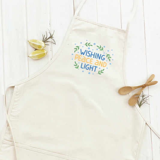 Wishing Peace and Light - Women's Apron | Aprons | Kitchen + Metal