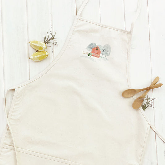 Christmas Farm - Women's Apron | Aprons | Kitchen + Metal
