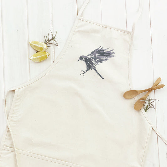 Black Raven - Women's Apron | Aprons | Kitchen + Metal