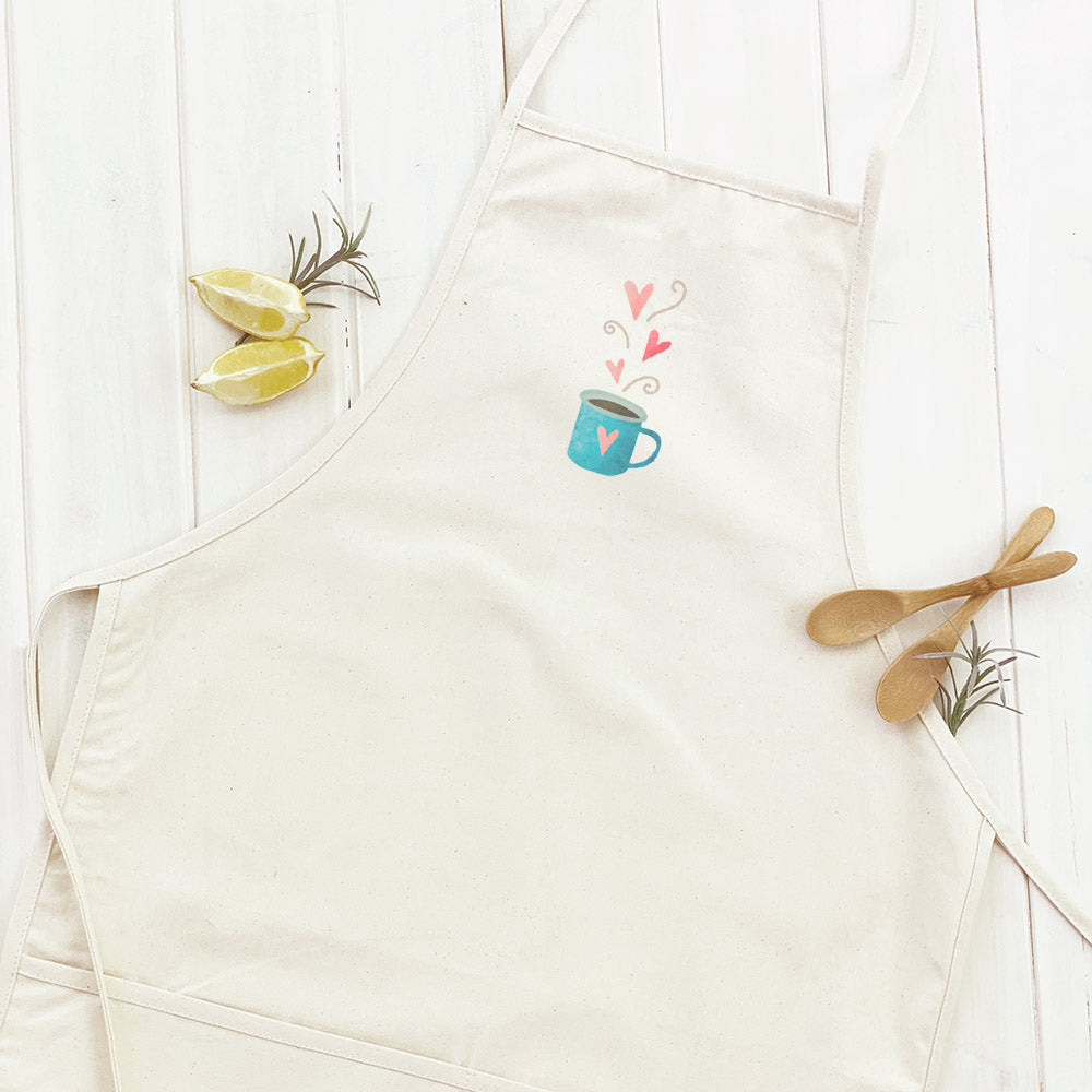 Valentine's Coffee - Women's Apron | Aprons | Kitchen + Metal