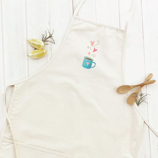 Valentine's Coffee - Women's Apron | Aprons | Kitchen + Metal