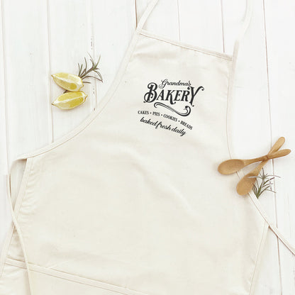 Grandma's / Mom's / Auntie's Bakery - Women's Apron | Aprons | Kitchen + Metal
