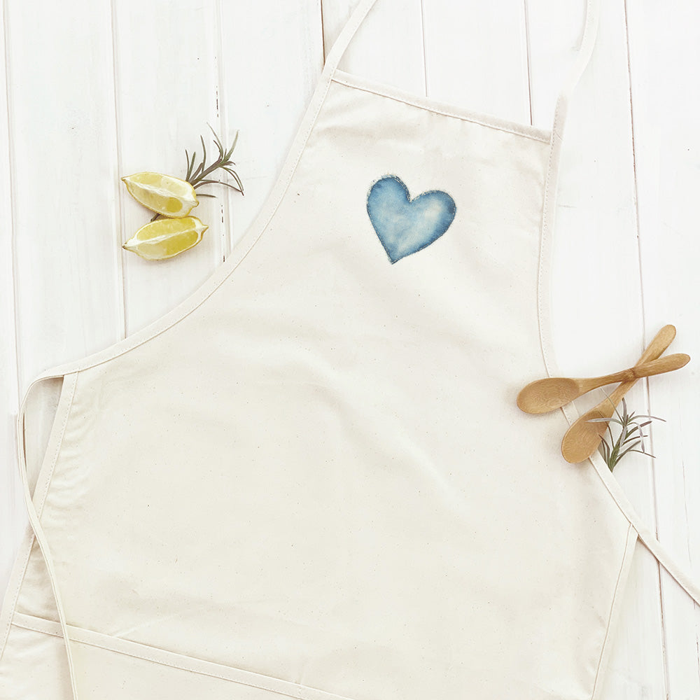 Denim Heart - Valentine's Day Women's Apron | Aprons | Kitchen + Metal