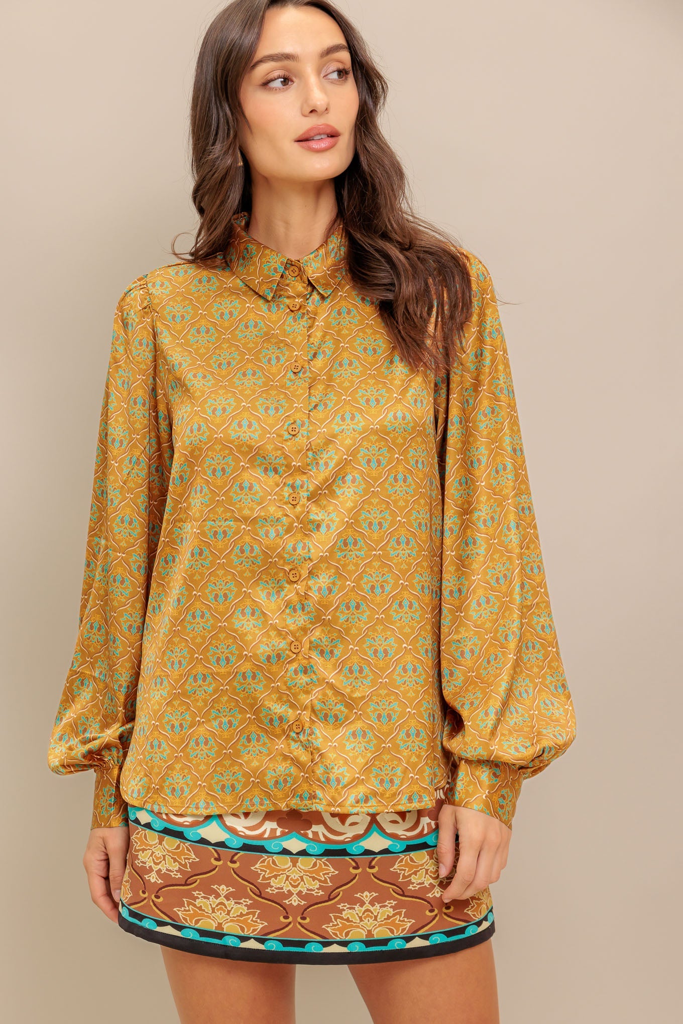 MOROCCAN MUSE WOVEN TOP