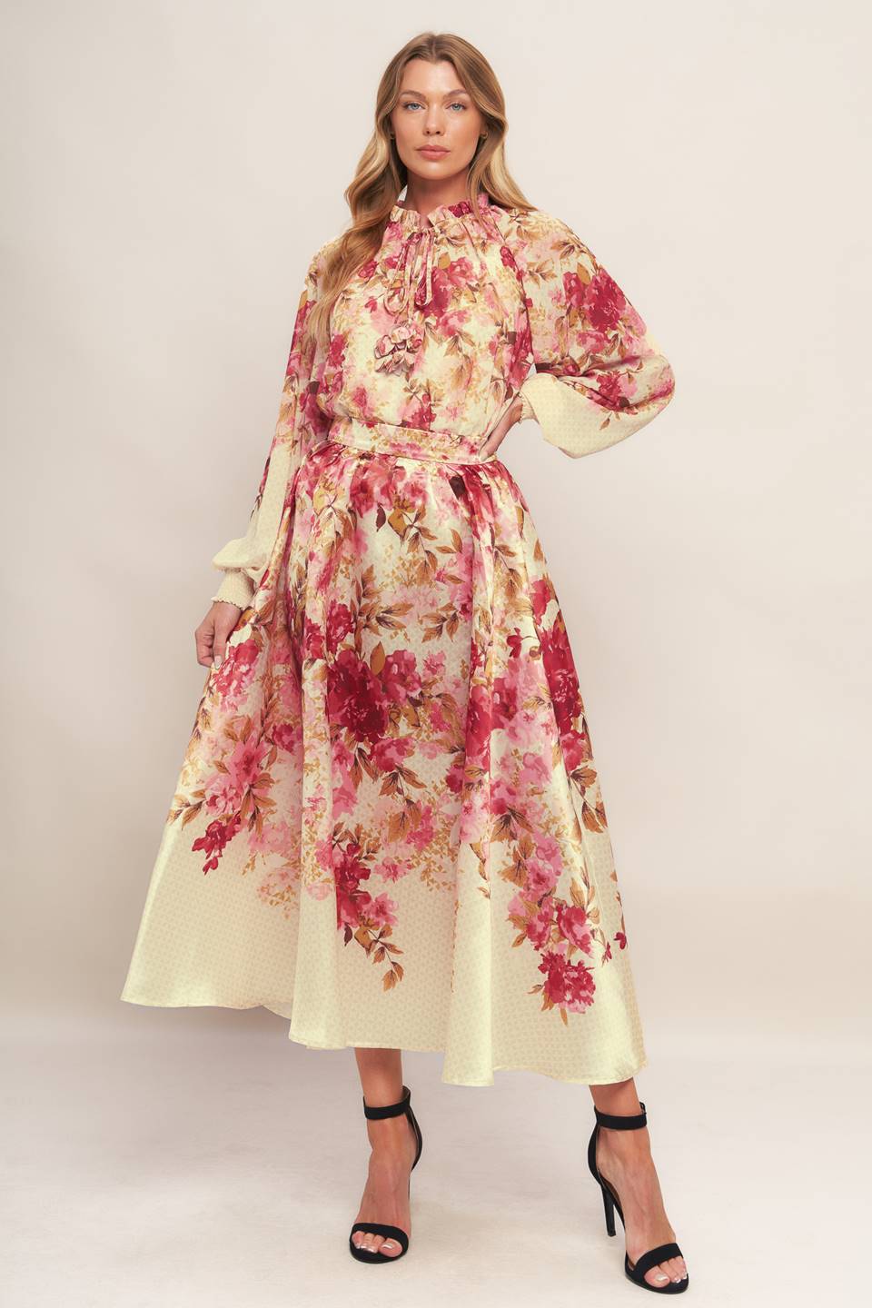 BLOSSOM DREAM BALLERINA WOVEN TOP