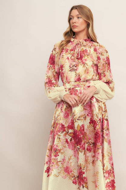 BLOSSOM DREAM BALLERINA WOVEN TOP