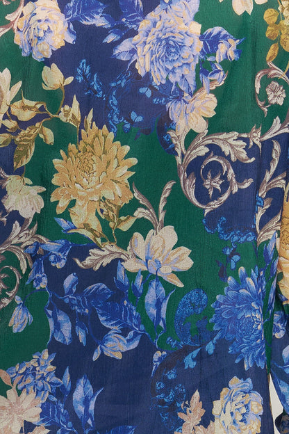 ROYAL TAPESTRY WOVEN TOP