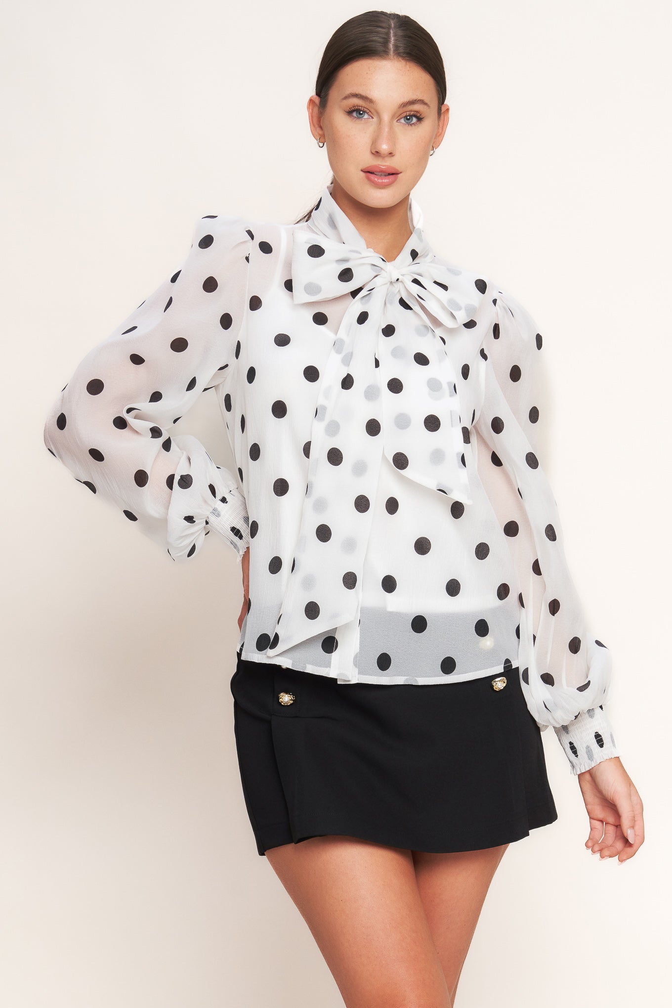 JOLIE NŒUD WOVEN TOP