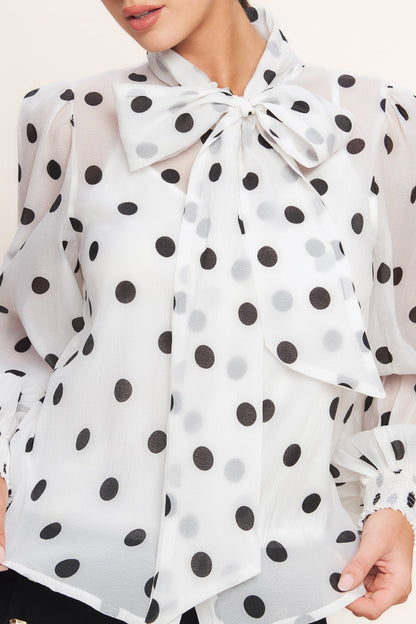 JOLIE NŒUD WOVEN TOP