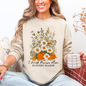 I Will Praise Him In Every Season, Psalm 34 1, Faith, Christian, Autumn, Pumpkin, Fall Sweatshirt