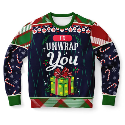I’d Unwrap You Christmas Sweatshirt