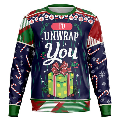 I’d Unwrap You Christmas Sweatshirt