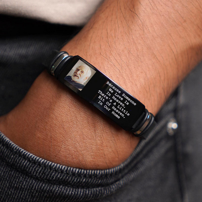 Custom Photo I'll Carry You - Personalized Bracelet - Memorial Gift For Family, Siblings, Friends, Dog Lovers, Cat Lovers
