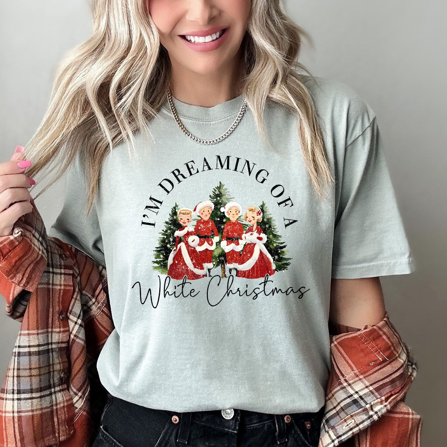 I'm Dreaming Of A White Christmas, Retro, Movie, Classic, Comfort Colors, Tshirt