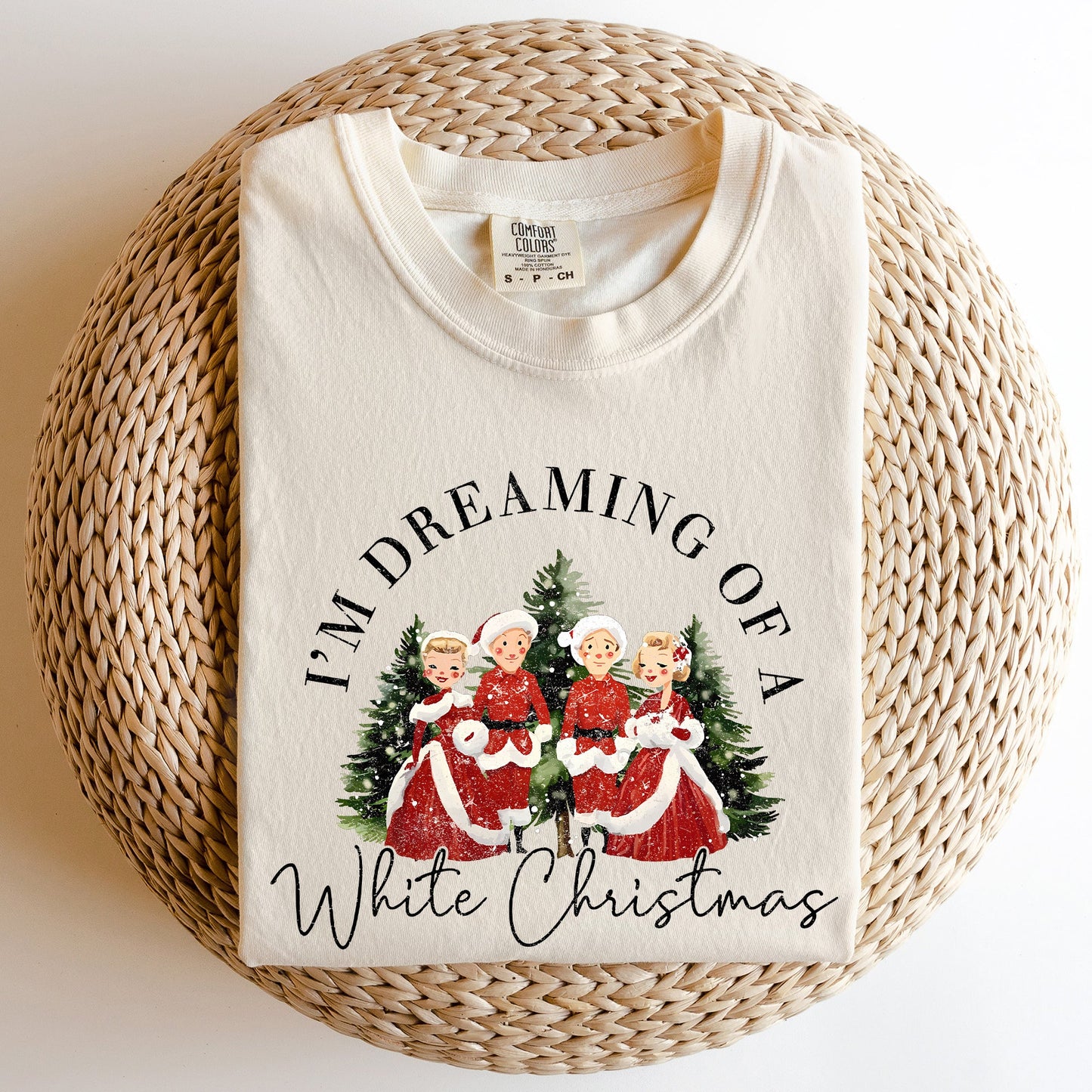I'm Dreaming Of A White Christmas, Retro, Movie, Classic, Comfort Colors, Tshirt