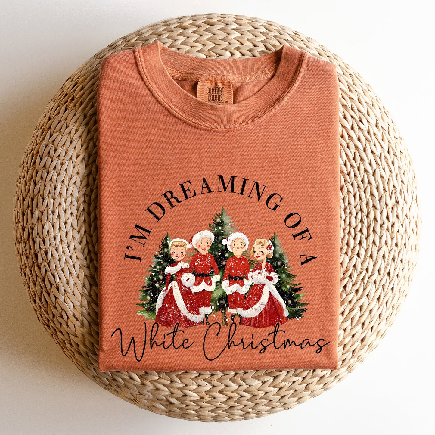 I'm Dreaming Of A White Christmas, Retro, Movie, Classic, Comfort Colors, Tshirt