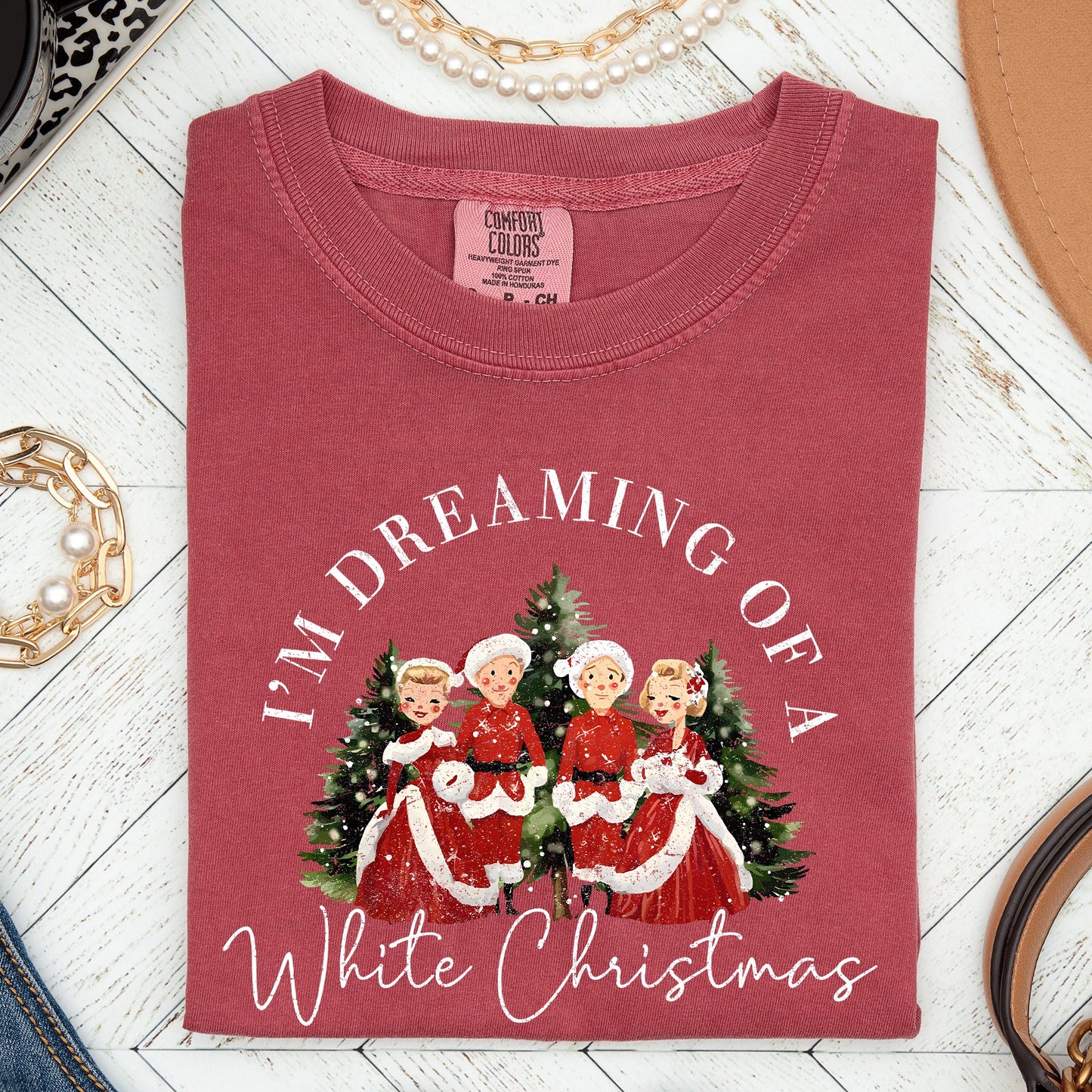 I'm Dreaming Of A White Christmas, Retro, Movie, Classic, Comfort Colors, Tshirt