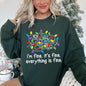 I'm Fine, It's Fine, Everything Is Fine, Christmas Sweatshirt