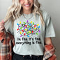 I'm Fine, It's Fine, Everything Is Fine, Christmas Lights, Stress, Sassy, Comfort Colors, Tshirt