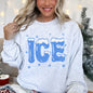 Ice, Christmas Winter, Cold, Retro Sweatshirt