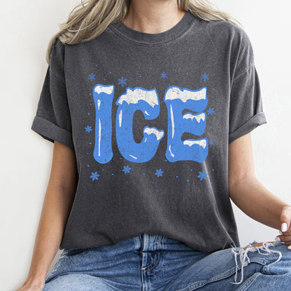 Ice, Christmas Winter, Cold, Retro, Comfort Colors, Tshirt