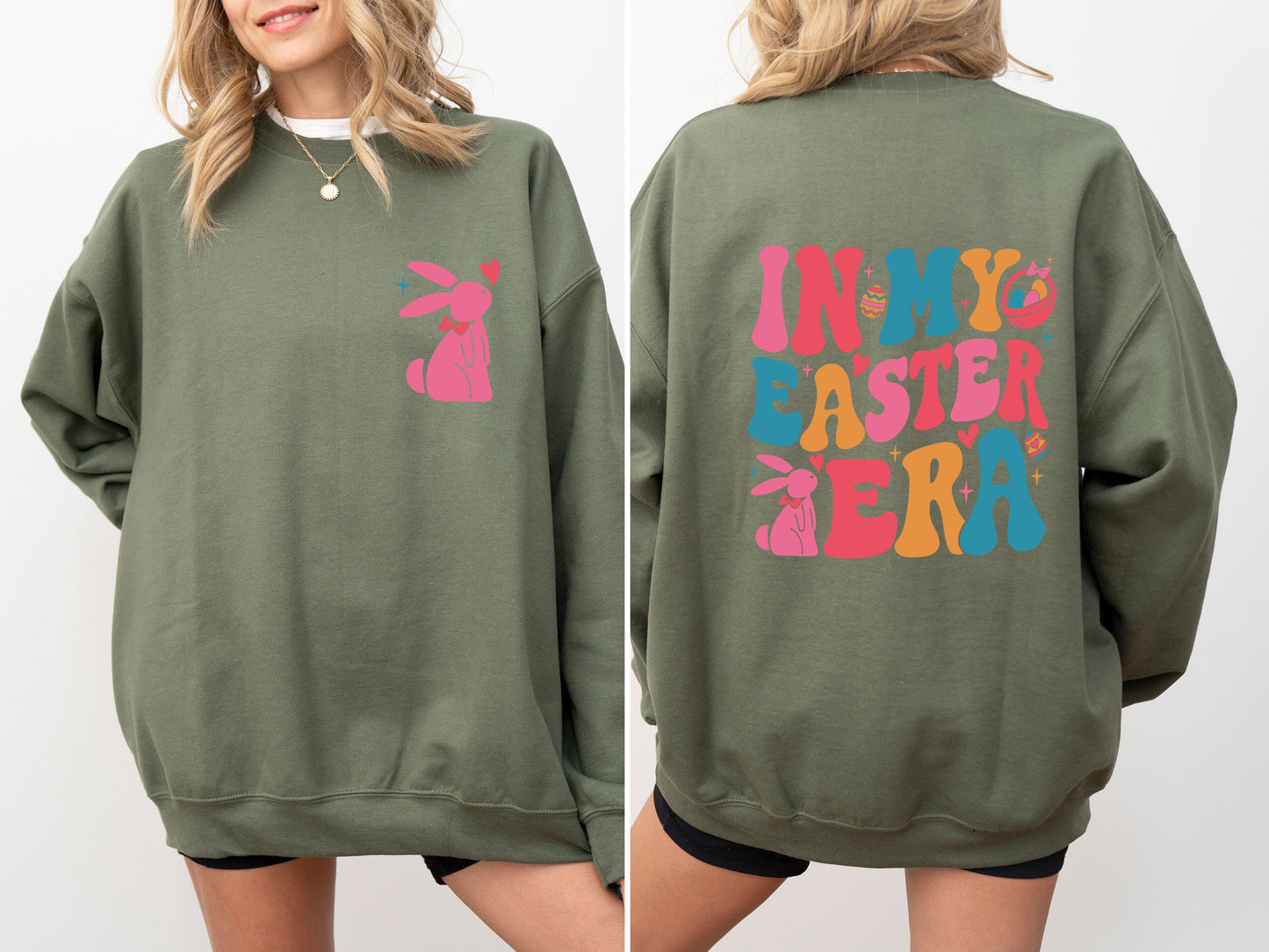 In My Easter Era, Bunny, Rabbit, Cute Sweatshirt