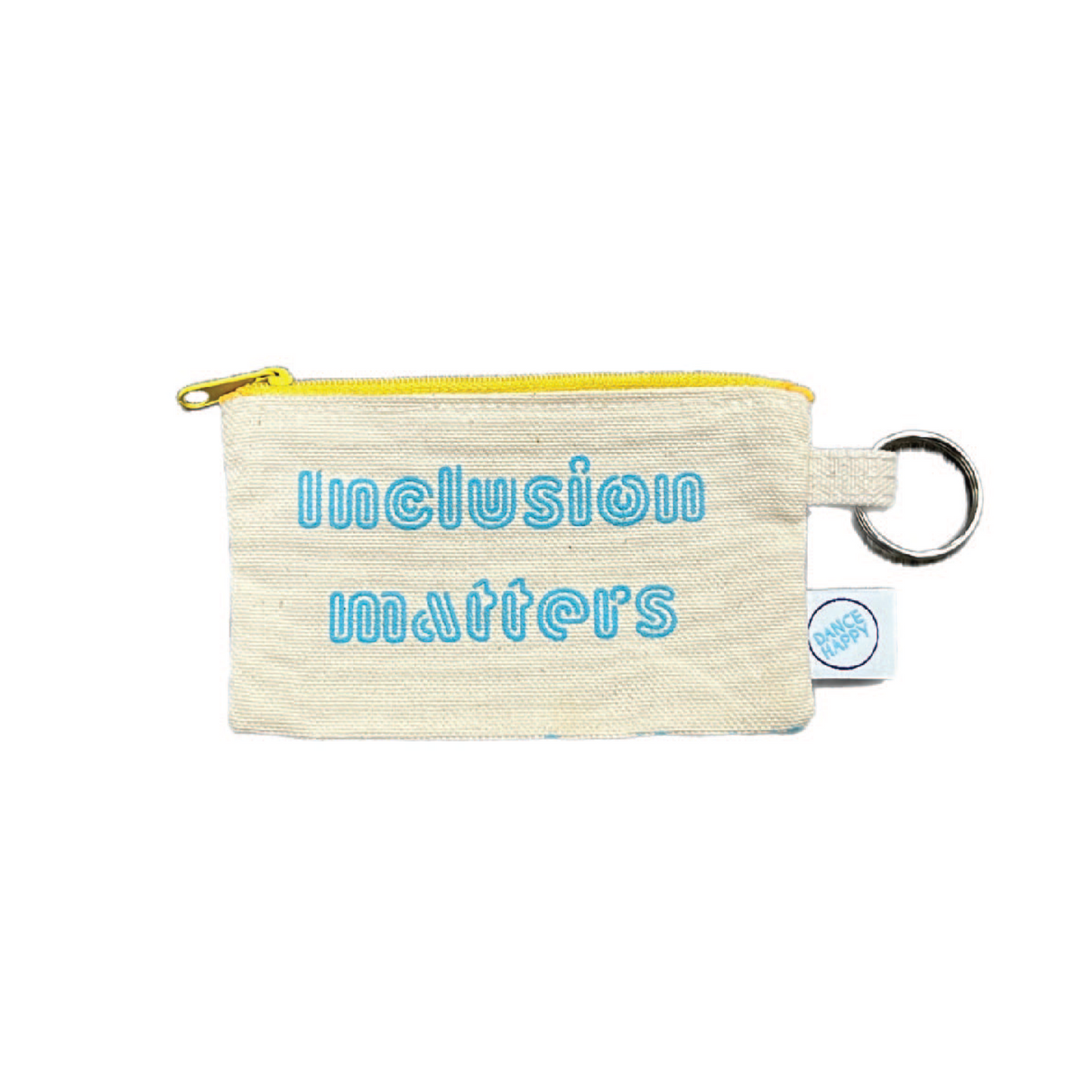 Inclusion Matters cardholder with keyring