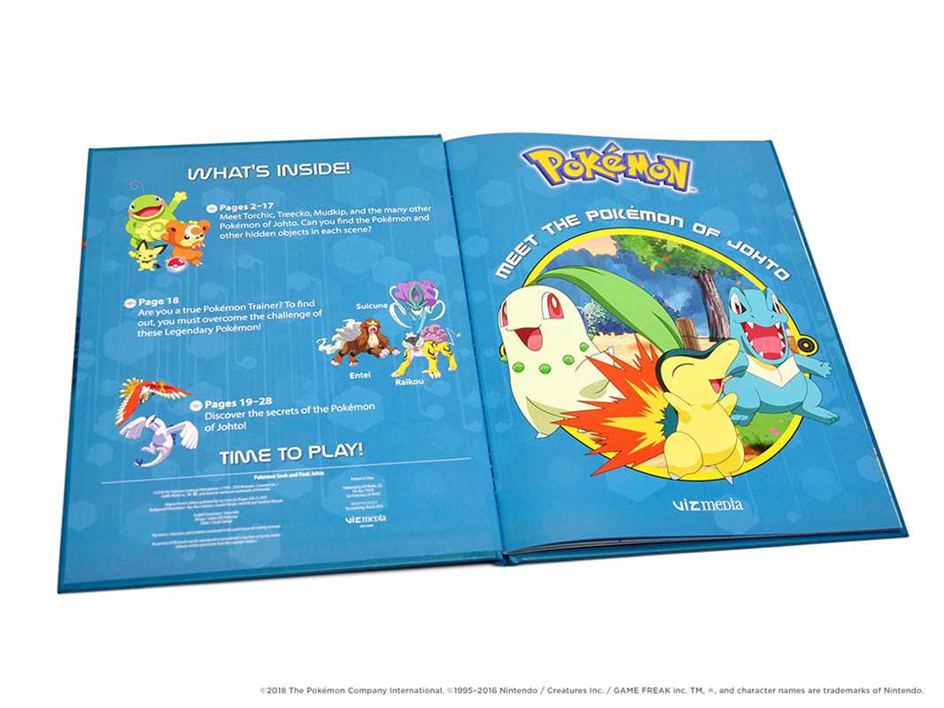 Pokémon Seek and Find: Johto – Hardcover