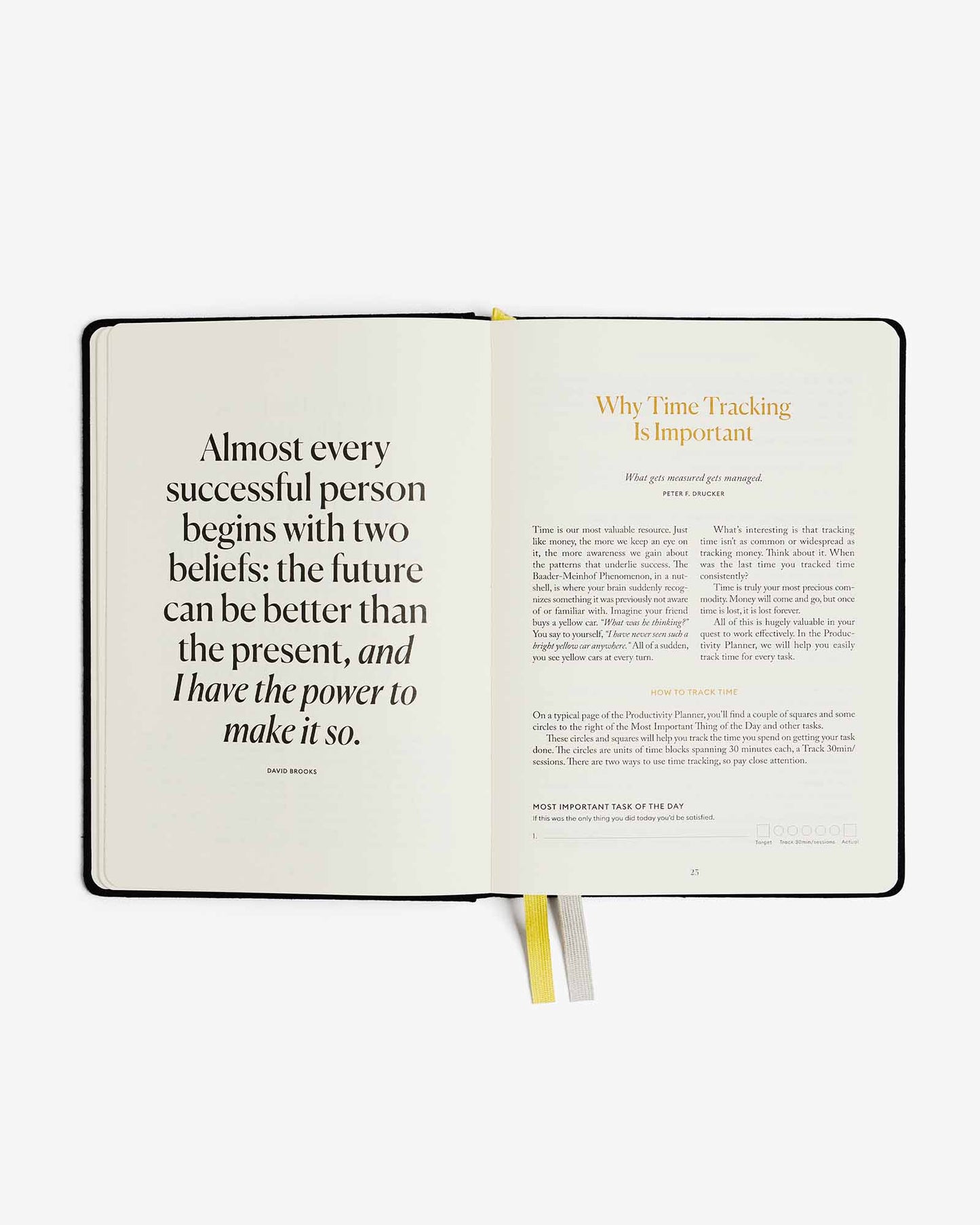 Productivity Planner - Black