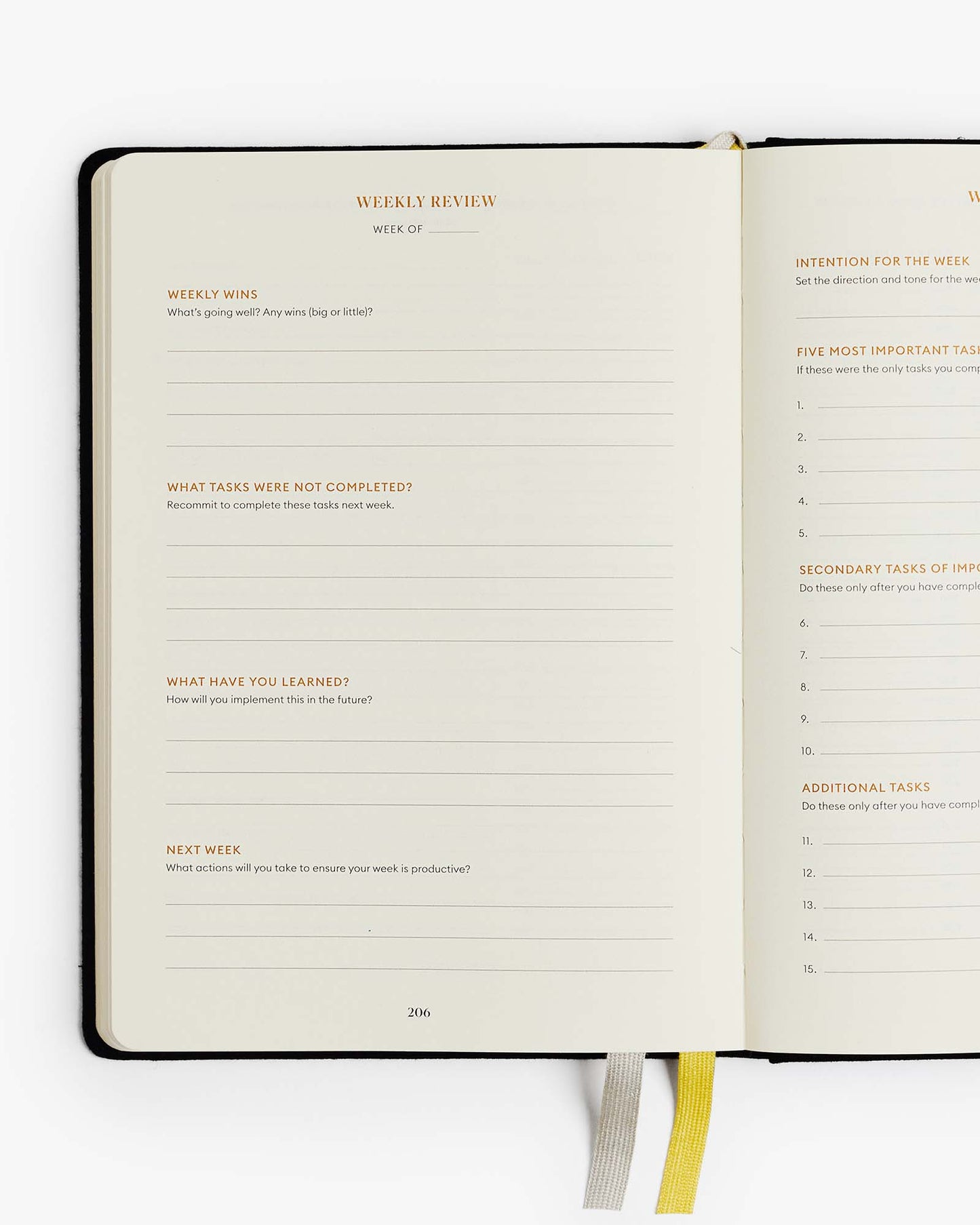 Productivity Planner - Black