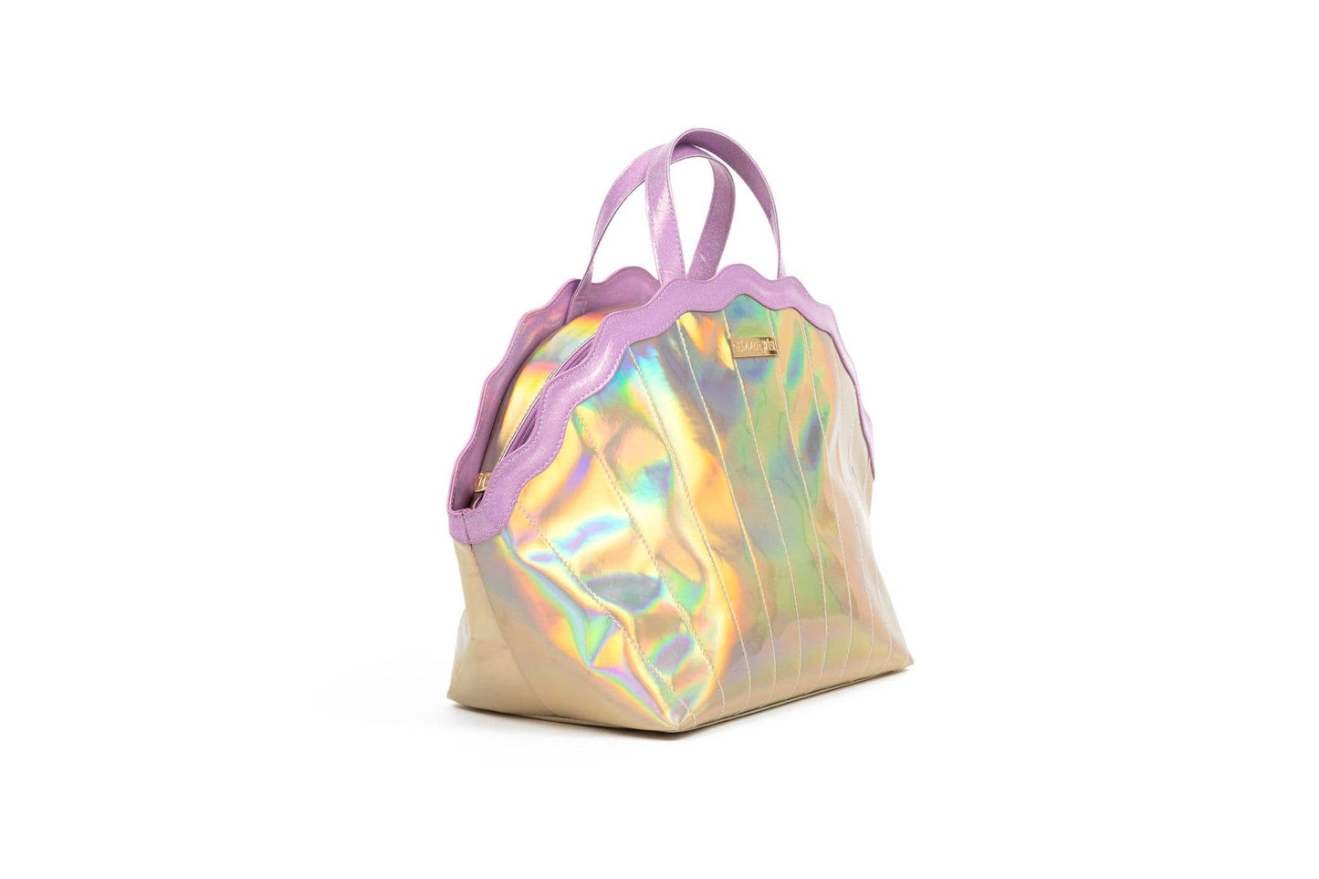 Iridescent Shell Keepall Bag – Mermaid Self-Care Tote