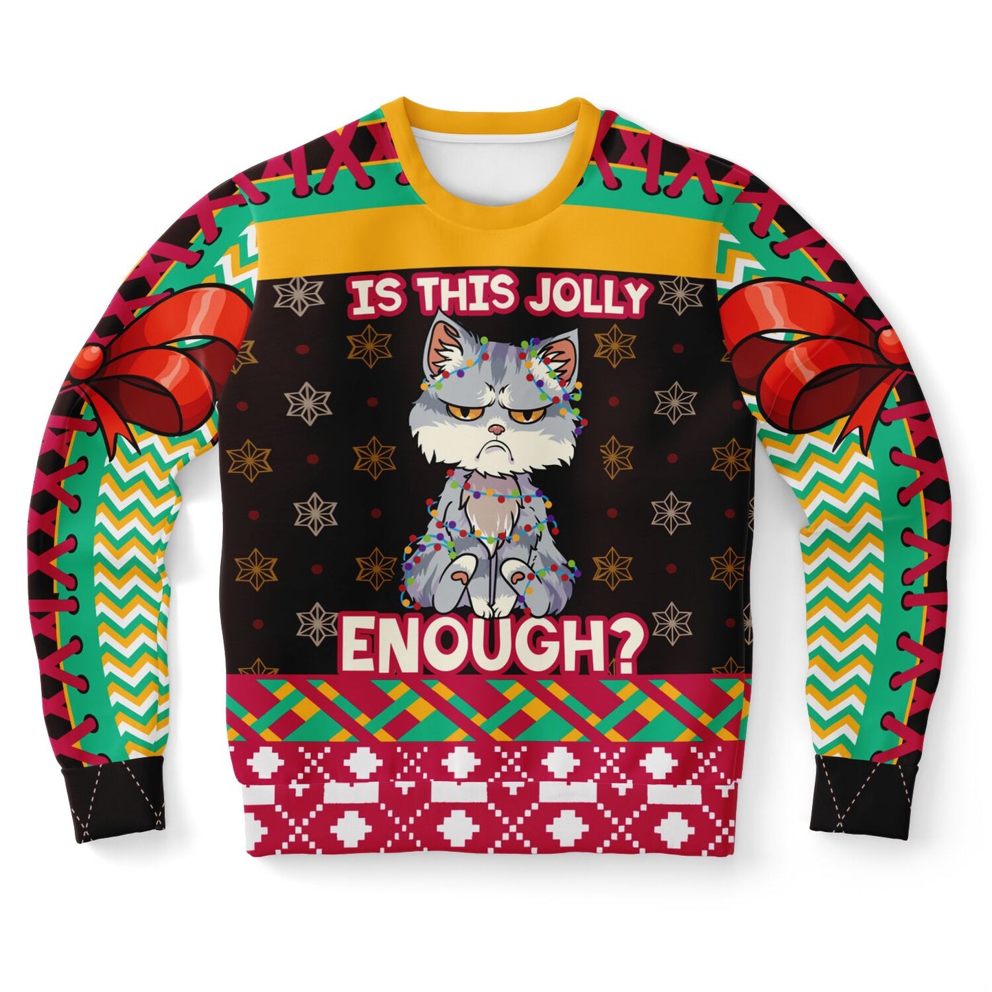 Is This Jolly Enough? Cat Christmas Sweatshirt