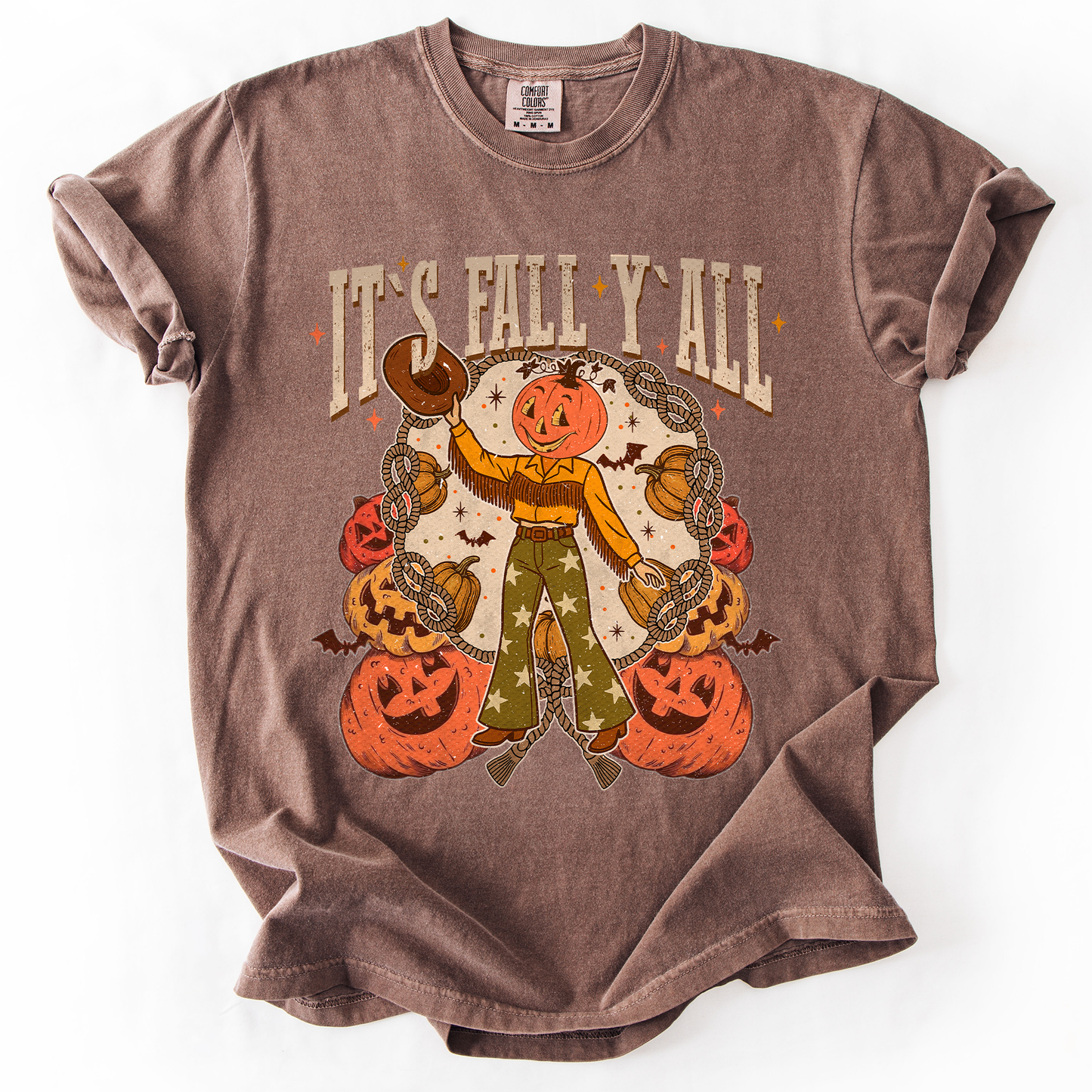 It's Fall Y'all, Cute, Jack O Lantern, Halloween, Autumn, Comfort Colors T-Shirt