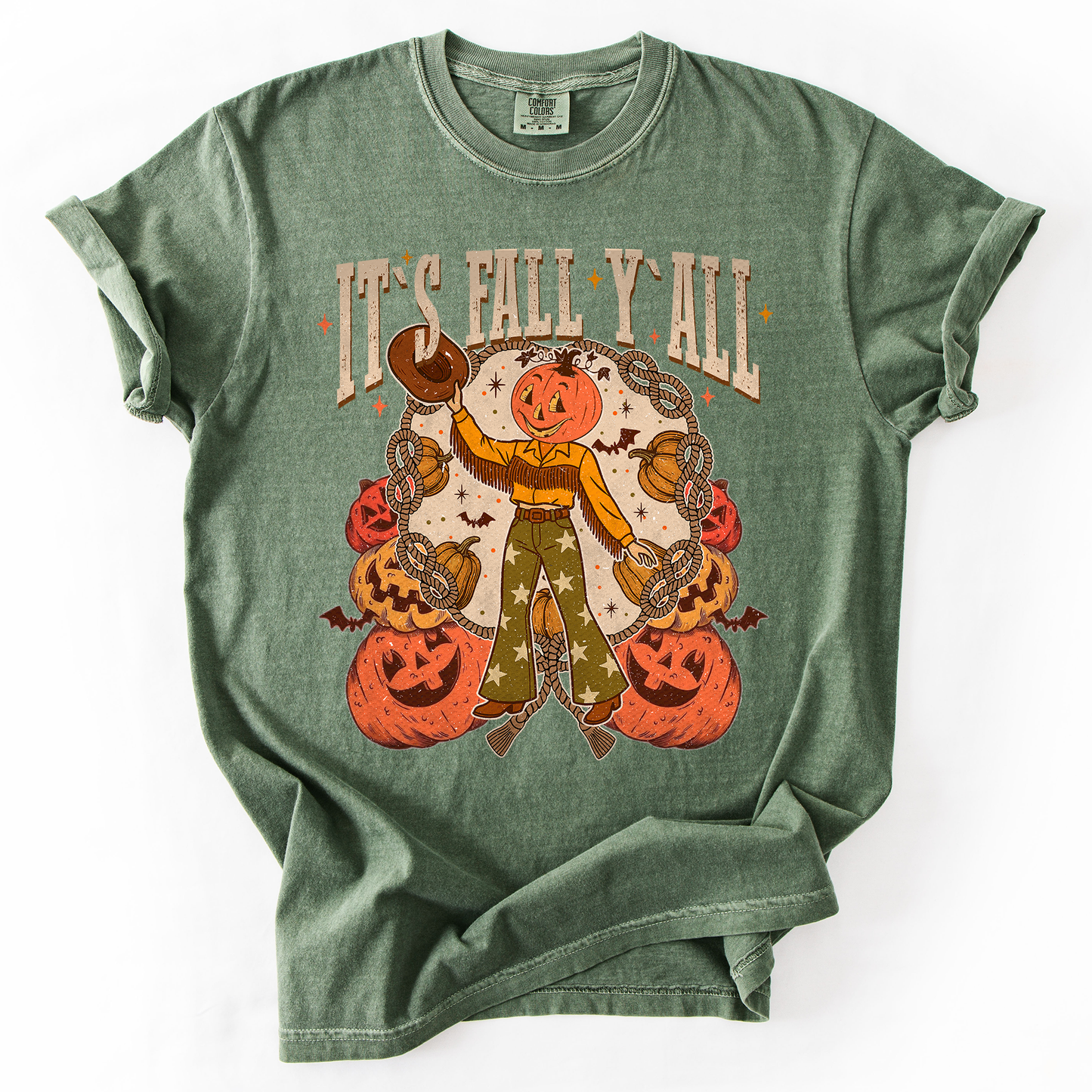 It's Fall Y'all, Cute, Jack O Lantern, Halloween, Autumn, Comfort Colors T-Shirt