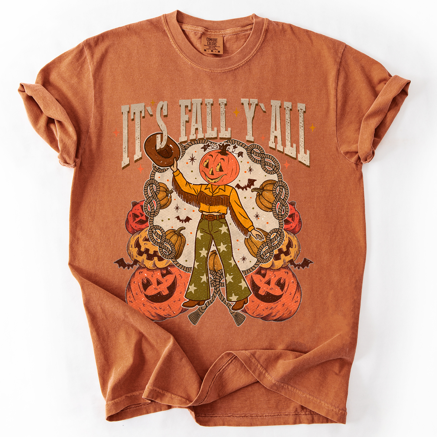 It's Fall Y'all, Cute, Jack O Lantern, Halloween, Autumn, Comfort Colors T-Shirt