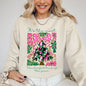 It's The Most Wonderful Time Of The Year, Faux Gold, Floral, Christmas, Botanical Sweatshirt