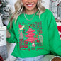 It's The Most Wonderful Time Of The Year, Floral, Christmas, Botanical Sweatshirt