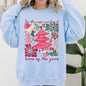 It's The Most Wonderful Time Of The Year, Floral, Christmas, Botanical Sweatshirt