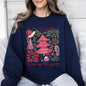 It's The Most Wonderful Time Of The Year, Floral, Christmas, Botanical Sweatshirt