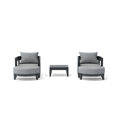 Set-172-Al 5-Pc Coronado Aluminum Deep Seating Set