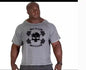 Men's Batman Print Gym Short Sleeve Shirt