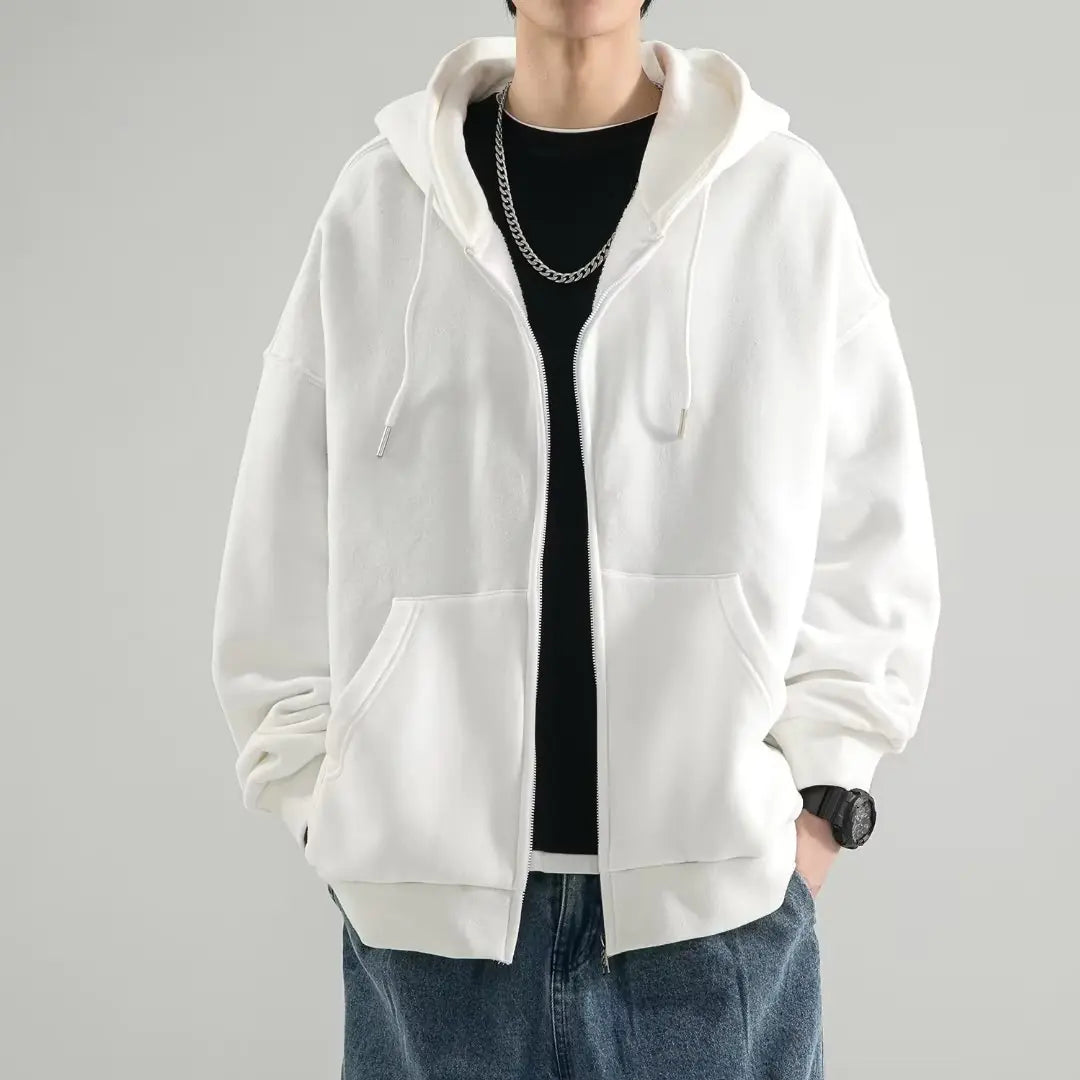 Men's Hooded Jacket Autumn 2023 Casual Cardigan