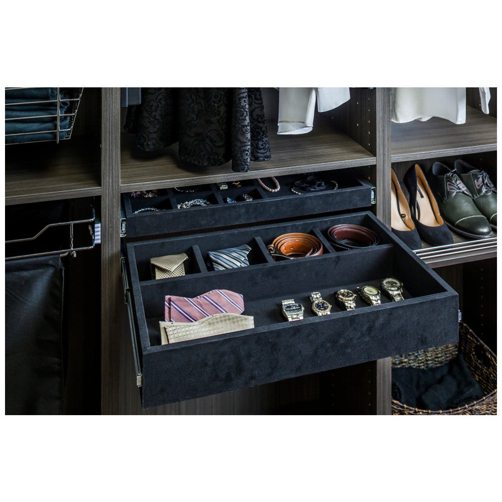 Felt 5-Compartment Jewelry Organizer Drawer