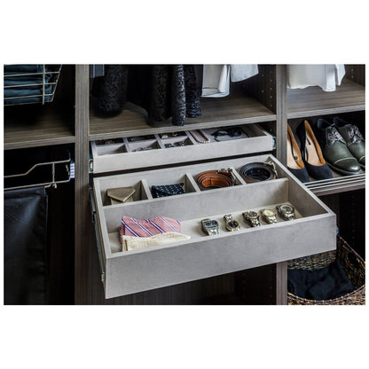 Felt 5-Compartment Jewelry Organizer Drawer